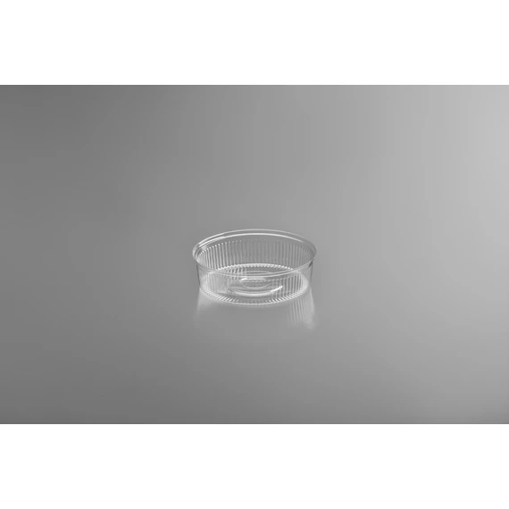 450 ml-es átlátszó műanyag tégely