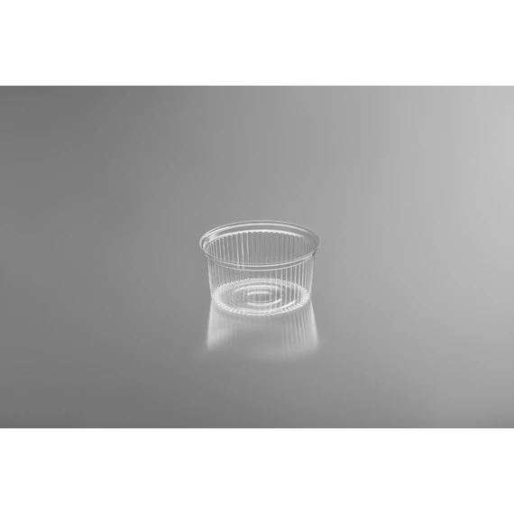 550 ml-es átlátszó műanyag tégely